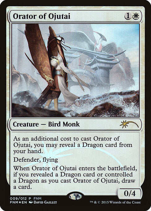 Orator des Ojutai FNM- Rare Excellent Englisch Foil