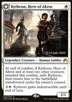 Kytheon, Held von Akros // Gideon der Kampfgestählte PORI-23 Mythic Excellent Deutsch Foil