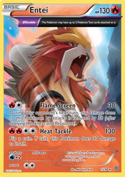 Entei AOR-15 Holo Rare Excellent Deutsch