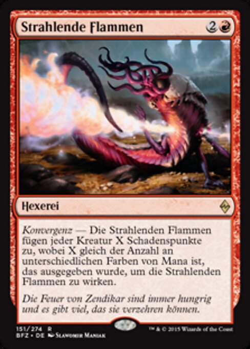 Strahlende Flammen BFZ-151 Rare Excellent Deutsch