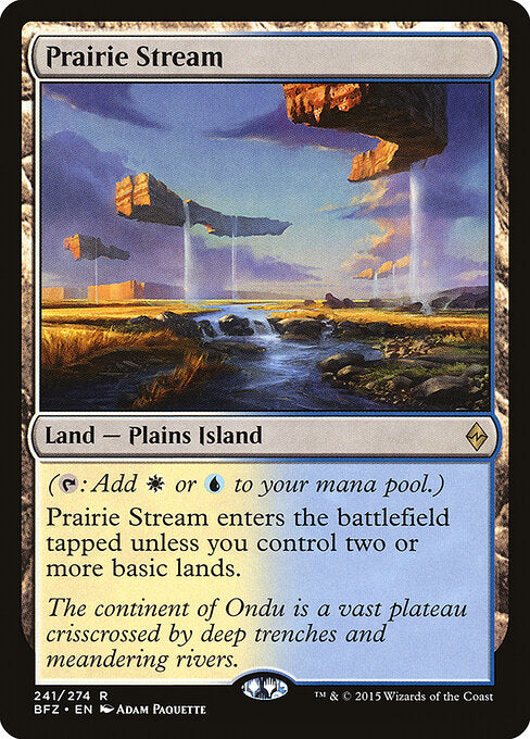 Präriefluss BFZ-241 Rare Excellent Englisch