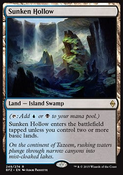 Sunken Hollow BFZ-249 Rare Excellent Englisch
