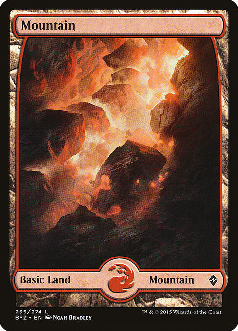 Gebirge (V.1) BFZ-265 Land Excellent Deutsch Foil