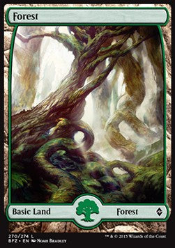 Wald (V.1) BFZ-270 Land Excellent Englisch Foil