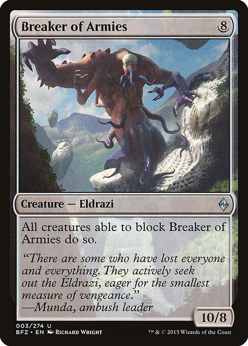 Bezwinger der Heere BFZ-3 Uncommon Excellent Englisch