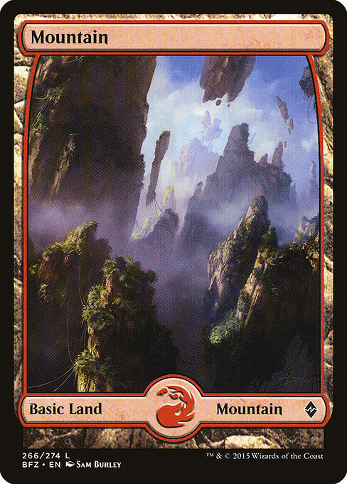 Gebirge (V.3) BFZ-266 Land Excellent Englisch Foil