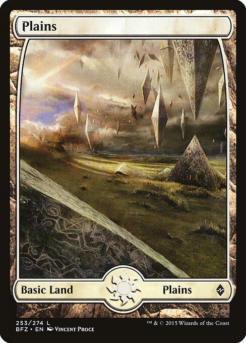 Ebene (V.7) BFZ-253 Land Light Played Deutsch Foil