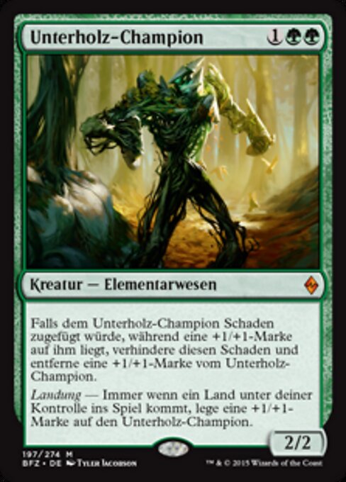 Unterholz-Champion BFZ-197 Mythic Light Played Deutsch