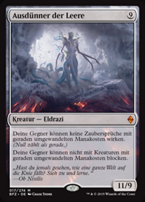 Ausdünner der Leere BFZ-17 Mythic Excellent Deutsch