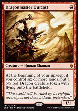 Dragonmaster Outcast BFZ-144 Mythic Excellent Englisch