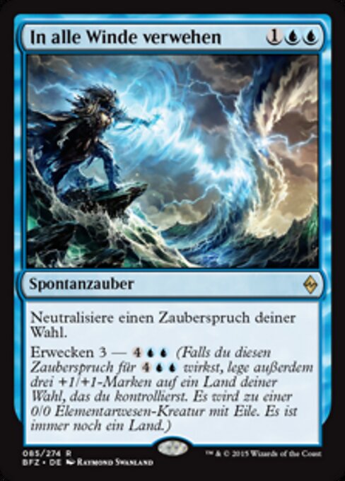 In alle Winde verwehen BFZ-85 Rare Light Played Deutsch