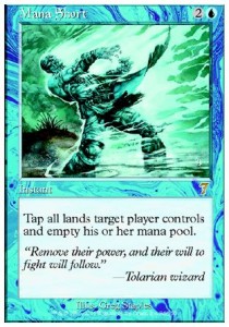Manamangel 7ED-86 Rare Light Played Deutsch