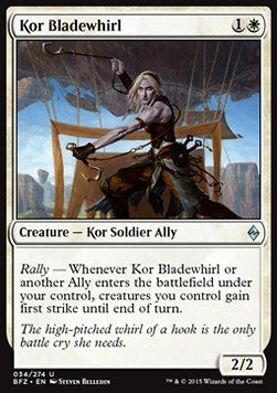 Kor-Klingenwirblerin BFZ-34 Uncommon Excellent Deutsch Foil