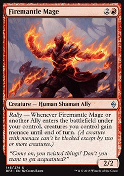 Feuermantel-Magier BFZ-145 Uncommon Excellent Englisch Foil