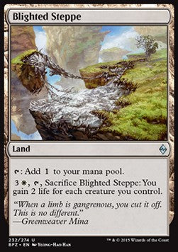 Blighted Steppe BFZ-232 Uncommon Excellent Englisch