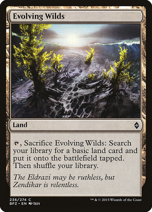 Evolving Wilds BFZ-236 Common Light Played Englisch