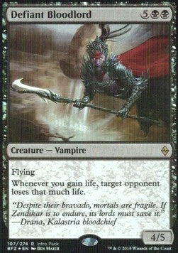 Trotzender Blutfürst (V.1) PBFZ-107 Rare Good Deutsch Foil