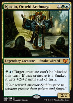 Kaseto, Orochi-Erzmagier C15-47 Mythic Good Deutsch