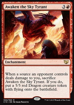 Awaken the Sky Tyrant C15-24 Rare Excellent Englisch
