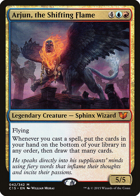 Arjun, the Shifting Flame C15-42 Mythic Near Mint Englisch
