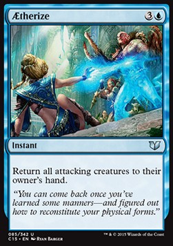 Aetherize C15-85 Uncommon Light Played Englisch