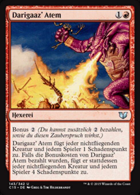 Darigaaz' Atem C15-143 Uncommon Good Deutsch