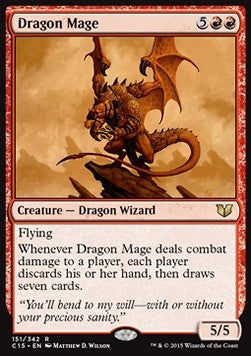 Drachenmagier C15-151 Rare Excellent Englisch