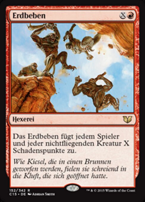 Erdbeben C15-152 Rare Near Mint Deutsch