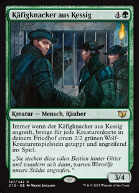 Käfigknacker aus Kessig C15-187 Rare Excellent Deutsch
