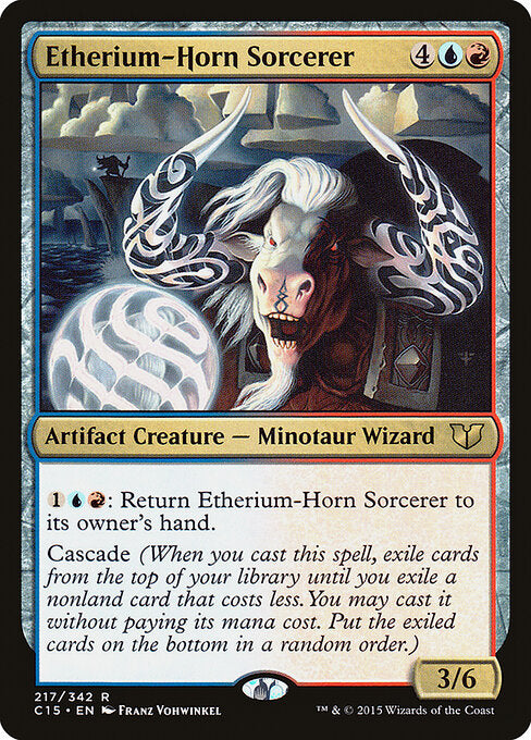 Etherium-Horn Sorcerer C15-217 Rare Near Mint Englisch