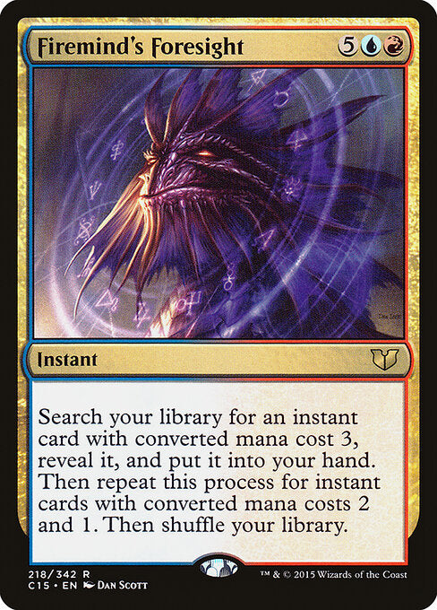 Firemind's Foresight C15-218 Rare Near Mint Englisch