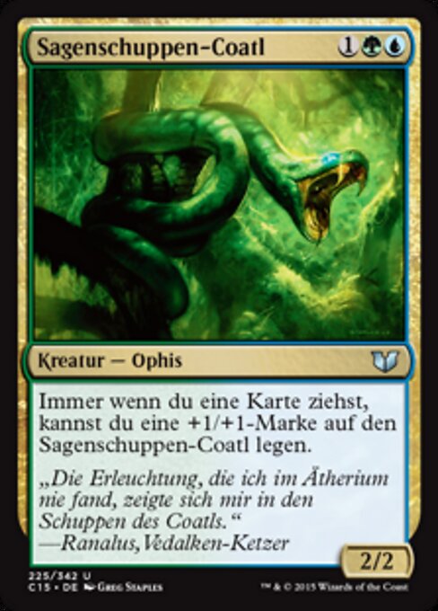 Sagenschuppen-Coatl C15-225 Uncommon Excellent Deutsch