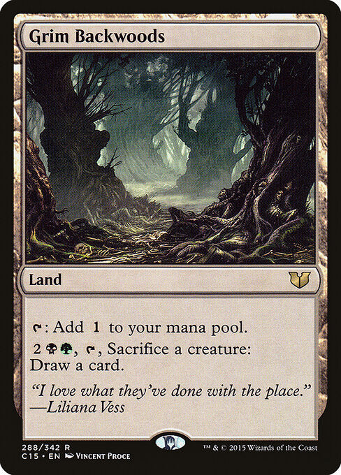 Grim Backwoods C15-288 Rare Good Englisch