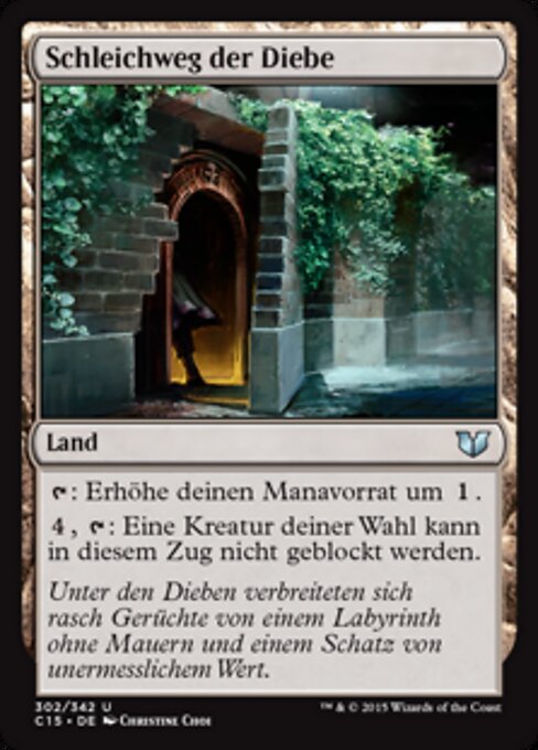 Schleichweg der Diebe C15-302 Uncommon Light Played Deutsch