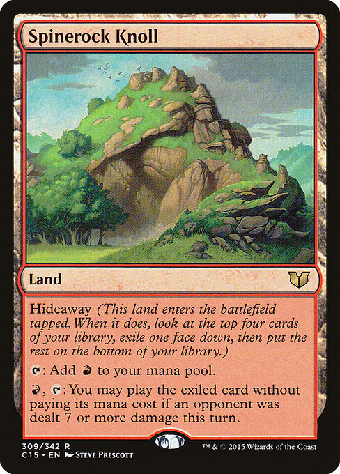 Spinerock Knoll C15-309 Rare Good Englisch