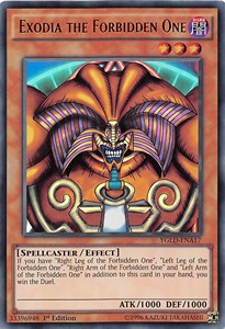Exodia the Forbidden One YGLD-A17 Ultra Rare Good Englisch
