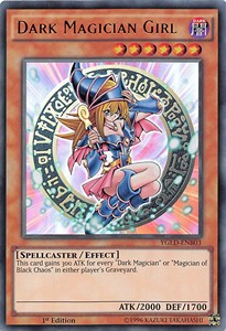 Dunkles Magier-Mädchen (V.2) YGLD-B03 Ultra Rare Good Deutsch 1. Auflage