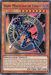 Dunkler Magier des Chaos YGLD-C02 Ultra Rare Excellent Deutsch
