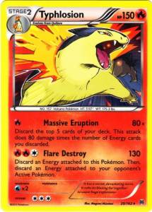 Typhlosion BKT-20 Holo Rare Excellent Deutsch