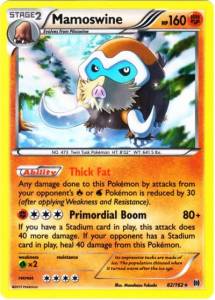 Mamoswine BKT-82 Holo Rare Near Mint Englisch Reverse Holo