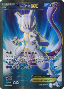 Mewtu EX BKT-157 Ultra Rare Light Played Deutsch