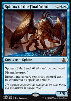 Sphinx des Letzten Wortes OGW-63 Mythic Excellent Englisch Foil