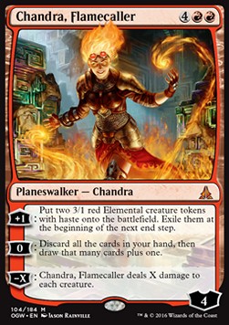 Chandra die Flammenruferin OGW-104 Mythic Excellent Englisch
