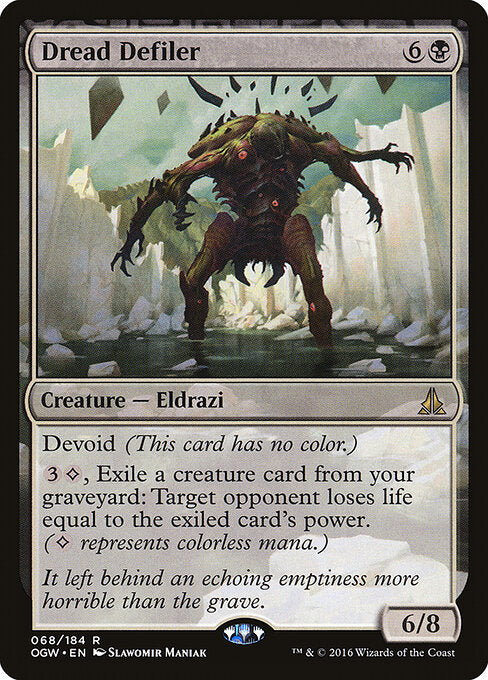 Dread Defiler OGW-68 Rare Excellent Englisch