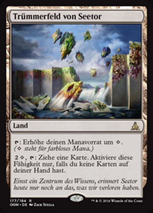 Trümmerfeld von Seetor OGW-177 Rare Light Played Deutsch