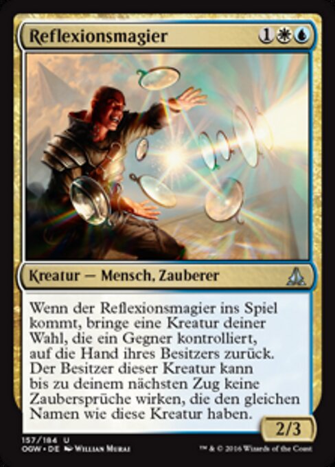 Reflexionsmagier OGW-157 Uncommon Near Mint Deutsch