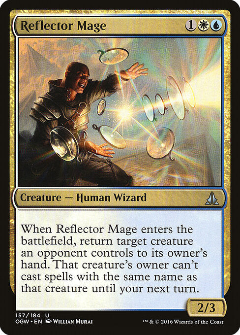 Reflexionsmagier OGW-157 Uncommon Light Played Englisch