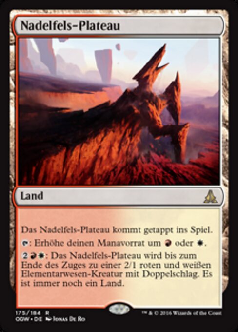 Nadelfels-Plateau OGW-175 Rare Excellent Deutsch