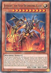Jizukiru, der sternenzerstörende Kaiju BOSH-088 Rare Excellent Deutsch 1. Auflage