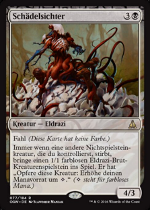 Schädelsichter OGW-77 Rare Excellent Deutsch Foil